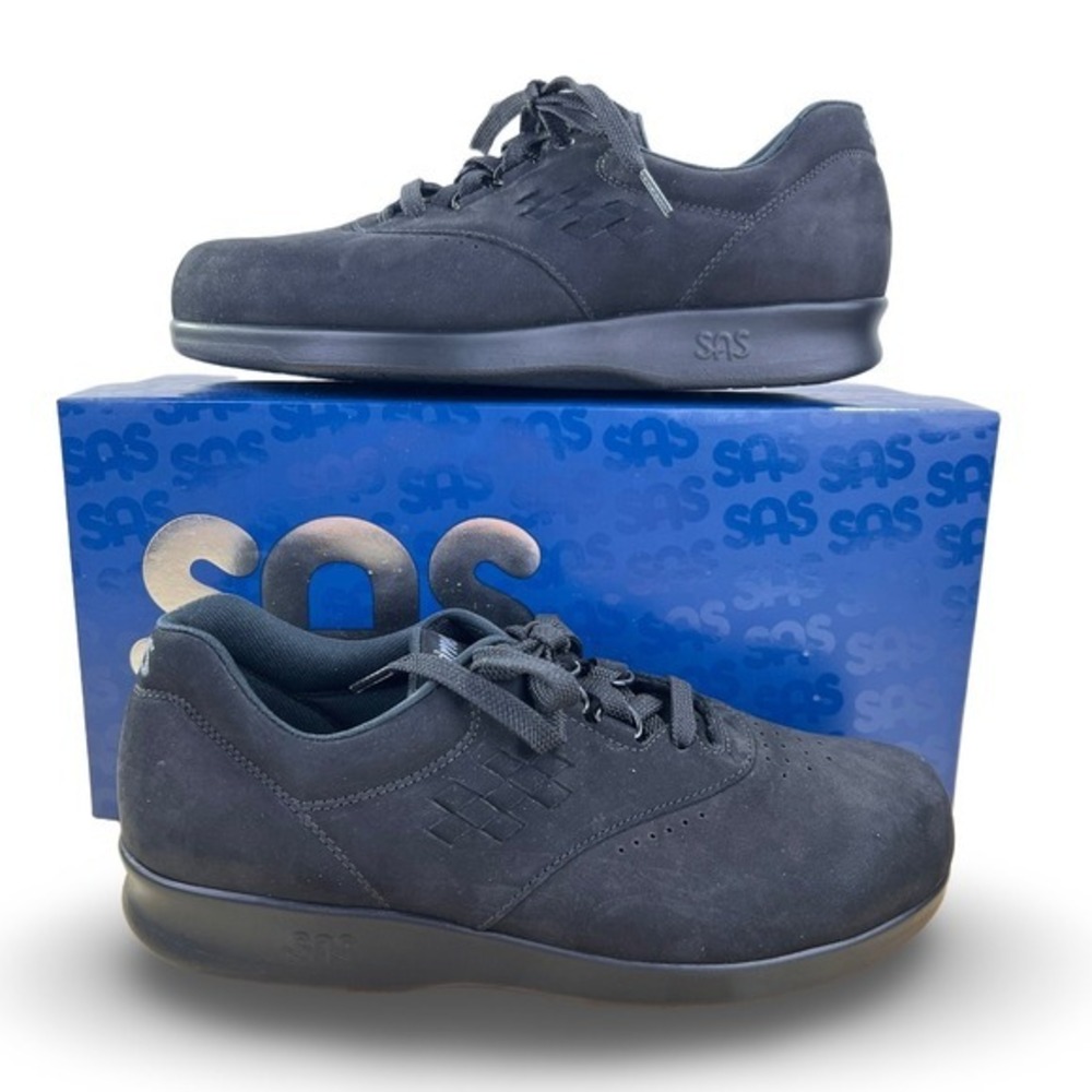 SAS Freetime‎ Walking Shoes Women 7.5 W Charcoal Nubuck Comfort Made in USA